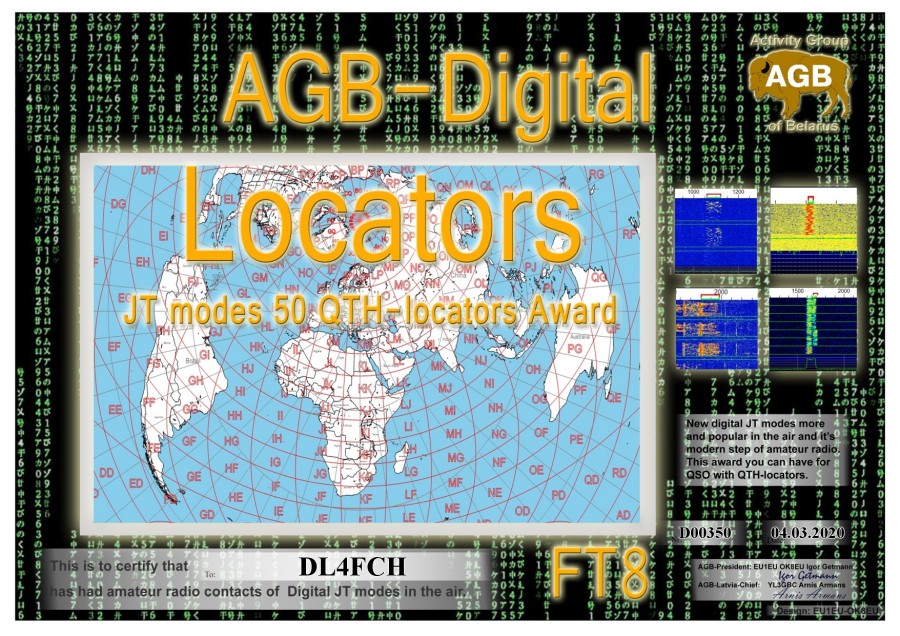 Locators FT8 50